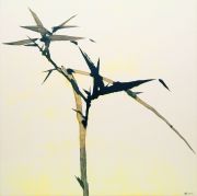 <p>Shan Fan, <em>Painting Slowness (Malerei der Langsamkeit) 164 Hours</em>,&nbsp;2009, oil on canvas, 180 x 180 cm</p>
