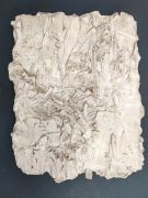 <p>Julia Steiner, <em>deep skin V</em>, 2016, plaster of paris, laquer, approx. 42 x 32 cm</p>
