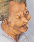 <p>Zhang Shujian, <em>Skin Weave - </em>9, left, 2017, mixed media on wood, 2&times; 50 &times; 40 cm</p>
