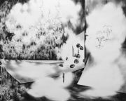 <p>Julia Steiner,<em> Interior (brocade)</em>, 2012, gouache on paper, 120 x 150 cm</p>
