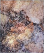 <p>Julia Steiner, <em>untitled</em>, 2013, oil on glassine, 150.5 x 125.5 cm (framed)</p>
