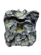 <p>Wiedemann/Mettler, <em>Okura</em>, 2024, glazed ceramics, polaroid picture, ca. 42 x 42 x 12 cm</p>
