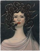 <p><em>Medusa</em>,<em>&nbsp;</em>2023, tempera on board, 41 x 32 cm</p>
