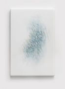 <p>Li Gang, <em>Skin Colour</em>, 2017, marble plate, bank note, 60 x 40 x 3 cm</p>
