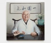 <p>Wang Xingwei, <em>Traditional Chinese Medicine</em>, 2023, oil on canvas, 100 x 100 cm</p>
