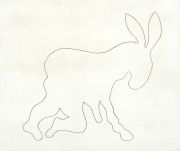 <p isrender="true">奥尔多&middot;沃克，<em isrender="true">无题 (Esel)</em>，1982，画布上分散颜料，120 x 140 cm</p>
