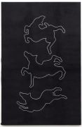 <p isrender="true">奥尔多&middot;沃克，<em isrender="true">无题 (Drei Hunde) (2)</em>, 1982，画布上分散颜料，215 x 142 cm</p>
