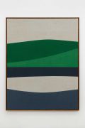 <p>安东尼奥&middot;巴莱斯特&middot;莫雷诺，<em>Blue</em> <em>Green</em>，2024，黄麻布上丙烯，146 x 114 cm</p>
