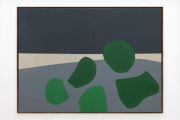 <p>安东尼奥&middot;巴莱斯特&middot;莫雷诺，<em>Blue Green</em>，2024，黄麻布上丙烯，145 x 200 cm，149 x 204 cm (带框)</p>
