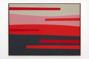 <p>安东尼奥&middot;巴莱斯特&middot;莫雷诺，<em>Blue Red Pink</em>，2024，黄麻布上丙烯，145 x 200 cm，149 x 204 cm (带框)</p>
