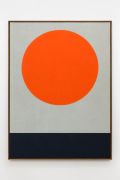 <p>安东尼奥&middot;巴莱斯特&middot;莫雷诺，<em>Blue</em> <em>Orange</em> <em>#2</em>，2024，黄麻布上丙烯，200 x 145 cm，204 x 149 cm (带框)</p>
