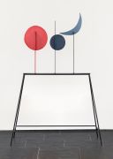 <p>Antonio Ballester Moreno,&nbsp;<em>red Blue,</em> 2024, painted steel, 84 x 95.5 x 13 cm, 181 x 130 x 37 cm (with Base)</p>
