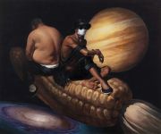 <p>Wang Xingwei,&nbsp;<em>For that Star Again,</em> 2019, oil on canvas, 200 x 240 cm</p>
