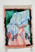 <p>Klodin Erb,&nbsp;<em>Schleier, Kette und Fuchsschw&auml;nzchen,</em> 2022 / 2023, Oil, acrylic and acrylic spray paint on canvas, fabric frame, ca. 356 x 240 cm</p>
