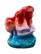 <p>Wiedemann/Mettler, <em>overhead 2</em>, 2024, glazed ceramics, 43 x 38 x 50 cm</p>
