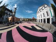 <p>Lang/Baumann, <em>Street Painting #9</em>, 2017, road signalling colour, 20 x 53 m, installation view, Theaterplatz, Lucerne, Switzerland</p>
