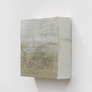 <p>Michel Comte,&nbsp;<em>Erosion</em>,&nbsp;2018, porcelain, rock salt, rock flour and mineral pigments, 33 x 33 x 10 cm</p>
