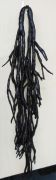 <p>Julia Steiner, <em>black organ</em>, 2013, coated polyester and elastane,<br />
(H) 172 x 25 x 25 cm</p>
