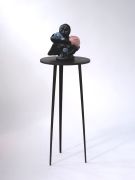 <p>Loredana Sperini,&nbsp;<em>Untitled,</em> 2026, ceramics, glaze, wool and metal, 97 x 34 x 34 cm</p>
