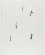 <p>诺特&middot;维塔尔，<em>Under the Surface</em>，2019，纸上胶带，胶水，铅笔，43.2 x 53.6 cm</p>
