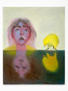<p>罗瑟林德&middot;纳沙希比，<em>Sunday Night</em>，2021，亚麻布面油画，150 &times; 130 cm</p>
