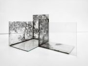 <p>Julia Steiner, <em>RAUM 01</em>, 2019, glass, silicone, gouache, 18 x 30.8 x 18.3 cm</p>
