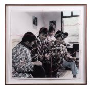 <p>蔡东东，<em>缝补</em>，2023, 1/1，手工银盐照片，绳子，84 x 84 cm （照片）；97 x 97 cm （带框），1 版 + 1 AP</p>
