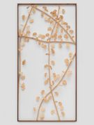 <p>米尔科&middot;巴泽吉亚，<em>light shines through the forked leaves of the ginkgo tree</em>，2022，石松木 (瑞士五叶松) - 胡桃木外框，180 x 90 x 3.3 cm</p>
