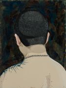 <p isrender="true">陈飞，<em isrender="true">他的名字</em>，2016，亚麻布、丙烯，40 x 30 cm</p>
