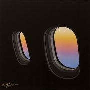 <p isrender="true">陈飞，<em isrender="true">貌似是一句话</em>，2016，亚麻布、丙烯，60 x 60 cm</p>
