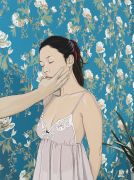 <p isrender="true">陈飞，<em isrender="true">Lulu</em>，2016，亚麻布、丙烯，100 x 75 cm</p>
