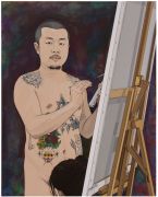 <p isrender="true">陈飞，<em isrender="true">习作</em>，2018，亚麻布、丙烯，100 x 80 cm</p>

