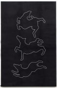 <p>Aldo Walker, <em>Ohne Titel (Drei Hunde) (2)</em>, 1982, dispersion paint on canvas, 215 x 142 cm</p>
