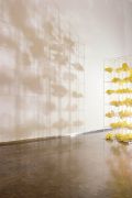 <p>Liu Ding, <em>Ruins of Pleasure</em>, 2007, iron, plastic, yellow paint, spotlights, 8250 x 1200 x 3000 cm, Installation view at and courtesy of Astrup Fearnley Museum of Modern Art, Oslo, Norway</p>
