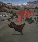 <p>Yan Bingqing,&nbsp;<em>⽜⽃,&nbsp;</em>2017, tempera on board, 110 x 100 cm</p>
