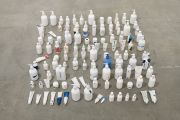 <p>Tobias Kaspar,&nbsp;<em>The Complete Aesop,</em> 2018, 115 hand casted and glazed porcelain objects, size variable</p>
