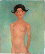 <p>Yan Bingqing,&nbsp;<em>⼥孩,&nbsp;</em>2020, tempera on board, 30 x 25 cm</p>
