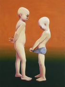 <p>Wang Xingwei, <em isrender="true">Stupid</em>, 1997, oil on canvas, 183 &nbsp;x 139 cm</p>

