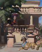 <p>Wang Xingwei,&nbsp;<em>New Home,</em> 2019, oil on canvas, 240 x 200 cm</p>
