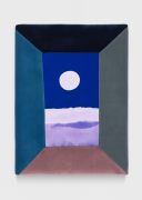 <p>Wiedemann/Mettler,&nbsp;<em>moonlight shadow,</em> 2025, painted cotton velvet, padded, 100 x 75 x 10 cm</p>
