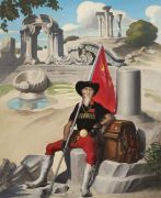 <p>Wang Xingwei, <em>Fan Emperor Rossi</em>, 2022, oil on canvas, 220 x 180 cm</p>
