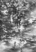 <p>Julia Steiner, <em>high tide</em>, 2021, gouache on paper, 212 x 148 cm, photo Serge Hasenb&ouml;hler</p>
