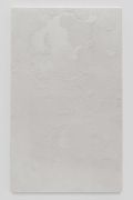 <p>Michel Comte, <em>Salt and Dust, White V</em>,&nbsp;2018, mineral pigments, rock salt, coal on rice paper (fermented type) mounted on wooden board, 280 x 170 x 8 cm</p>
