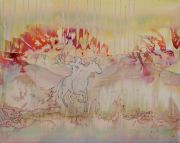 <p>Rebekka Steiger,&nbsp;<em>untitled,</em> 2026, acrylic ink on canvas, 80 x 100 cm</p>
