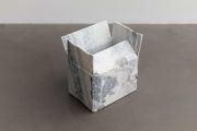 <p>Hu Qingyan, <em>The World of Silence VIII</em>, 2022, marble, 43 x 43 x 33 cm</p>
