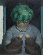 <p>Wang Xingwei, <em isrender="true">untitled (flowerpot old lady)</em>, 2011, oil on canvas, 117 x 91.5 cm</p>
