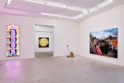 <p>展览现场，曹雨<em>，I Was Born To Do This</em>，麦勒画廊，瑞士卢森，2023年5月11日 - 7月21日，图片：Franca Pedrazzetti</p>
