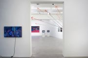 <p>展览现场，<em>Extended Ground</em> - <em>群展</em>，麦勒画廊 北京-卢森,瑞士卢森，2017年11月23日 &ndash; 2018年2月9日</p>

