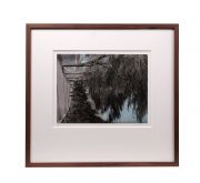 <p>Cai Dongdong,&nbsp;<em>Weeping Willows,</em> 2022, silver gelatin print, watercolor, 47 x 50 cm (framed), edition of 6 + 2 AP</p>
