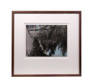 <p>Cai Dongdong,&nbsp;<em>Weeping Willows,</em> 2022, silver gelatin print, watercolor, 47 x 50 cm (framed), edition of 6 + 2 AP</p>
